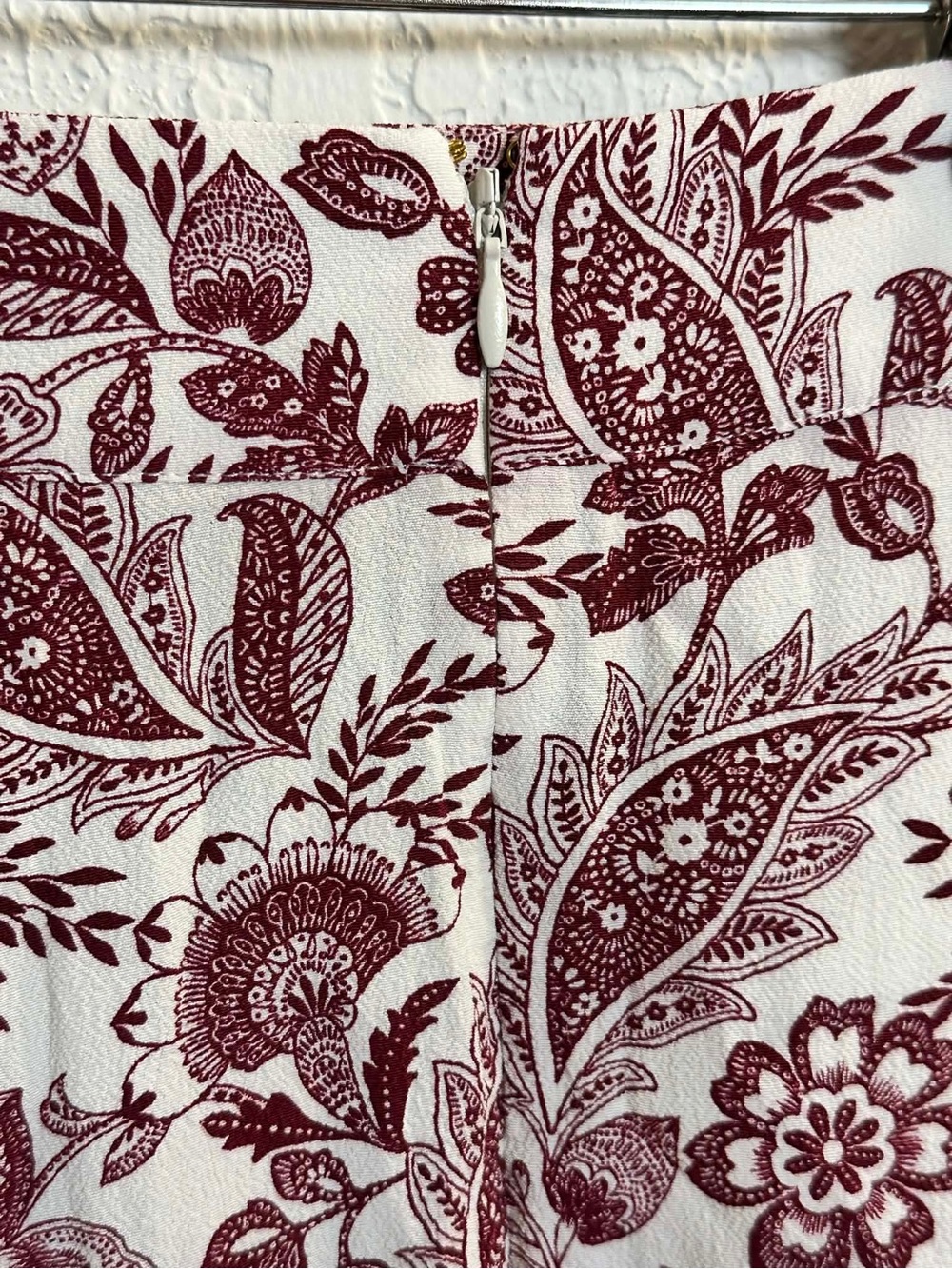Sezane Tabata Skirt Ghalia Ecru Print - Picture 6 of 8